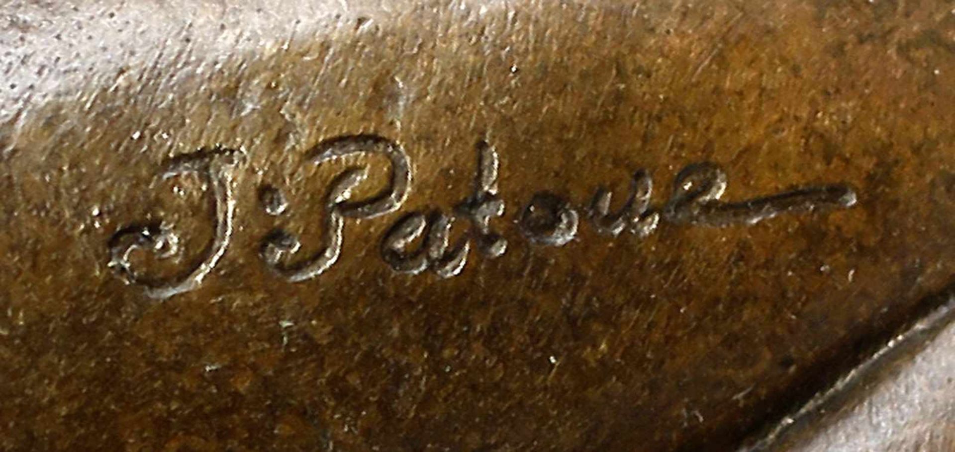 Patoue, Paar Frauen Bronze, brüniert, neuzeitliche Fertigung,, signiert "J. Patoue", pornographische - Bild 5 aus 5