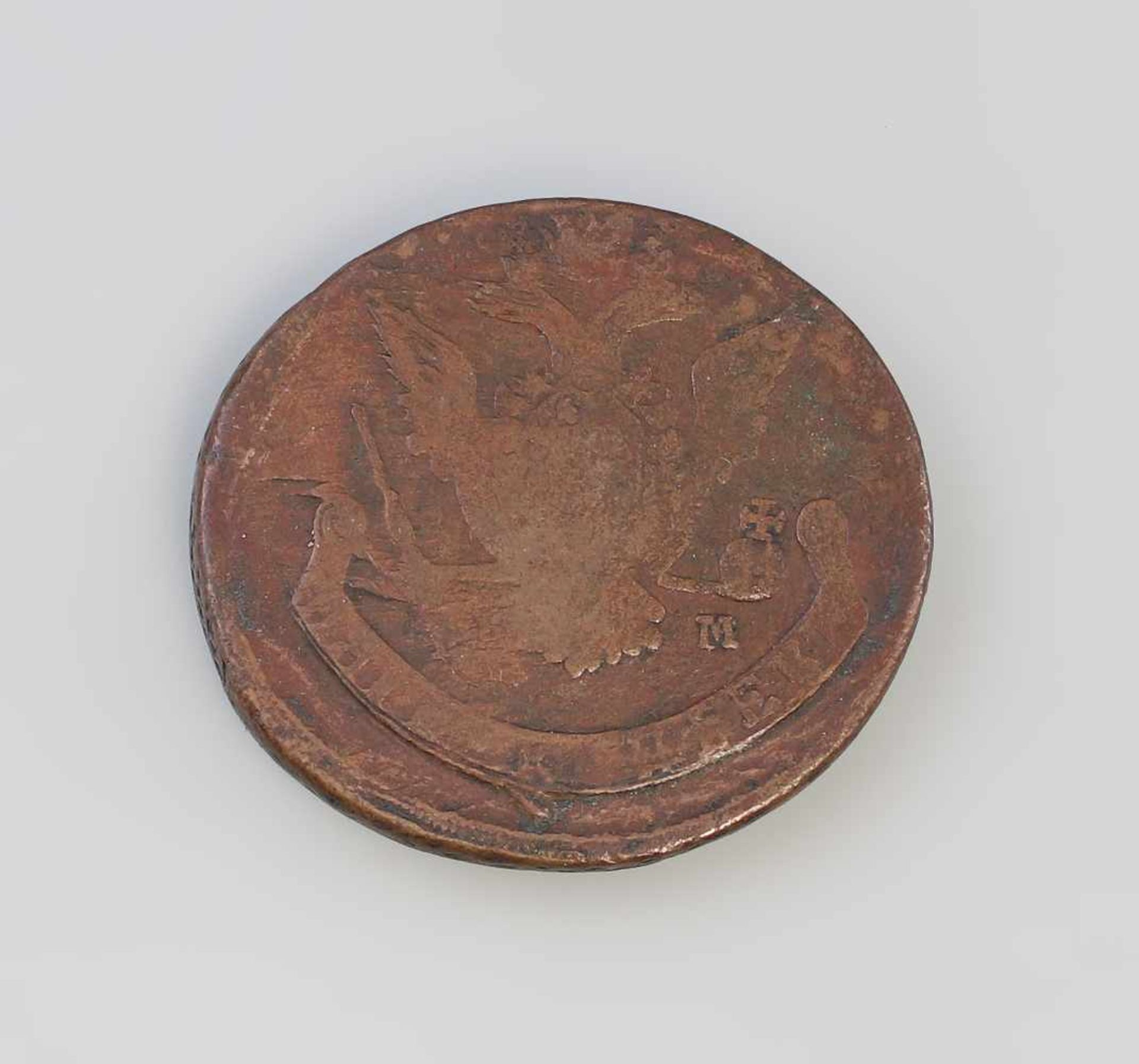 5 Kopeken Russland 1773 Katharina II (1762-1796), EM Ekaterinburg, Kupfer, 54,7 g, D 45 mm - Bild 2 aus 2