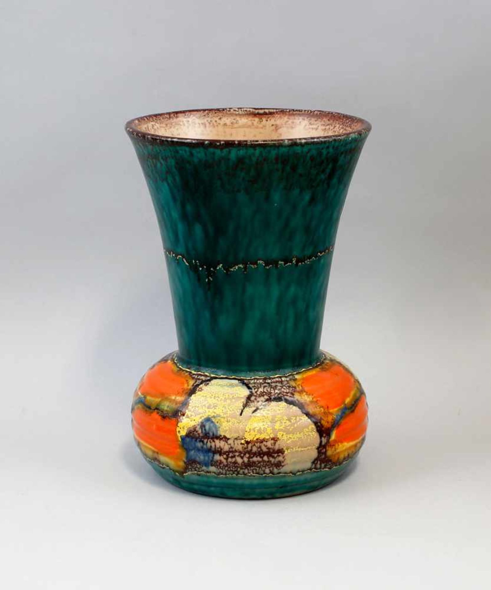 Vase Schmider "Capri". nach 1932, gemarkt GS Zell am Harmersbach, Georg Schmider, Dekor 973 "Capri",