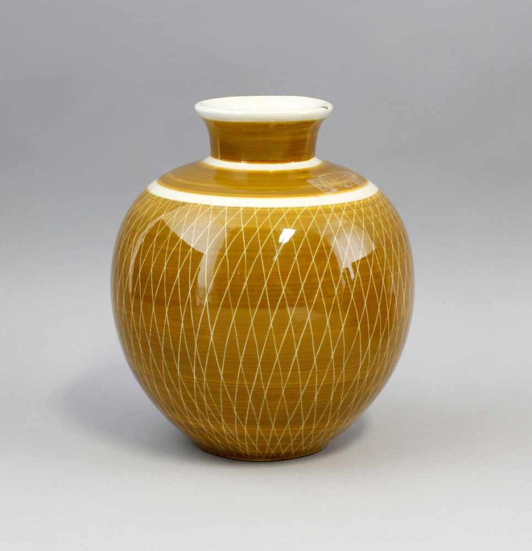 Vase Schramberg "Mignon". 1953-56, gemarkt "SMF". Schramberger Majolika Fabrik, Mod.-Nr. 4778, Dekor