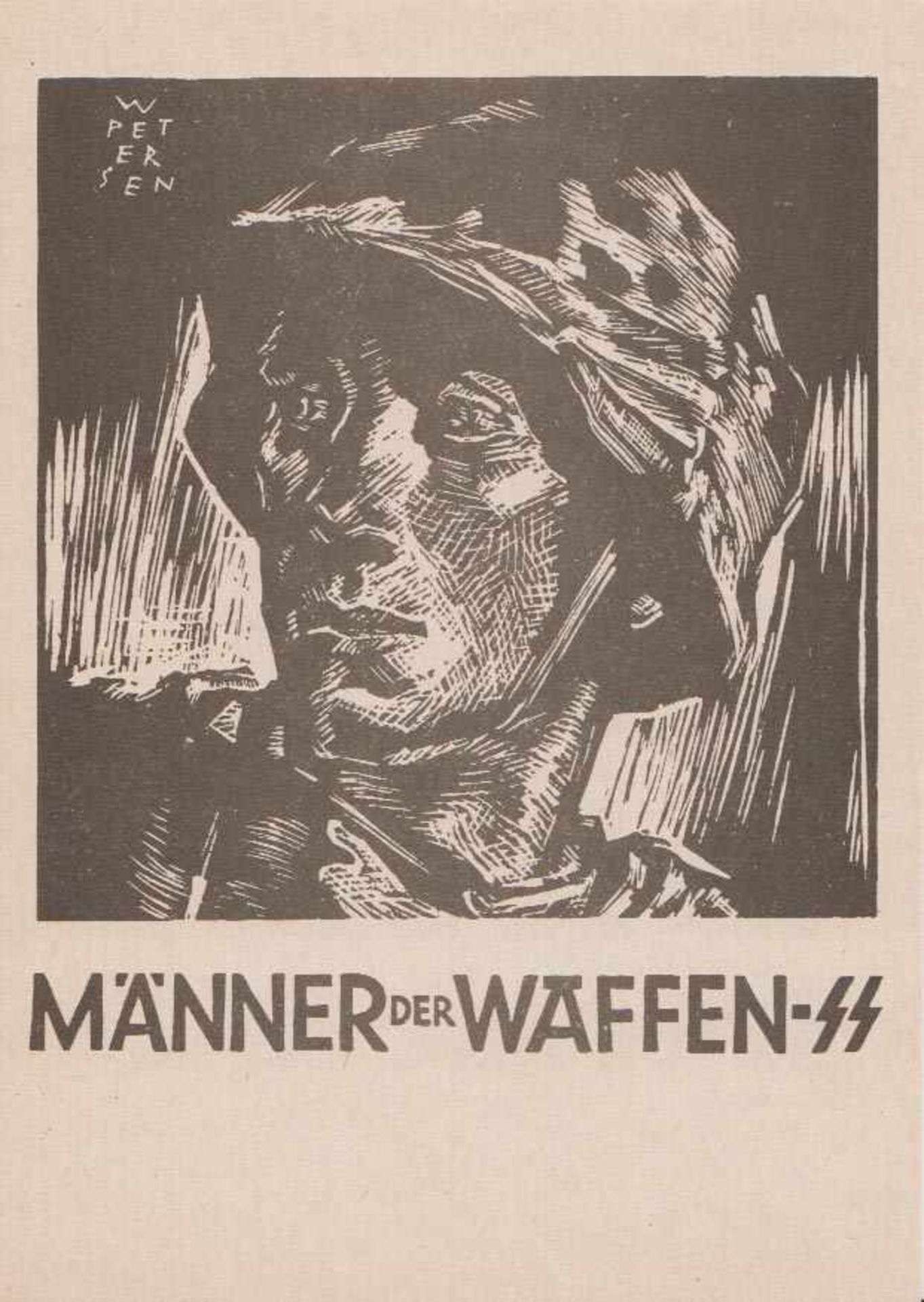 AK Männer der Waffen-SS Petersen Feldpost Repro. Feldpost, Küssel-Verlag Hamburg 1, Männer der