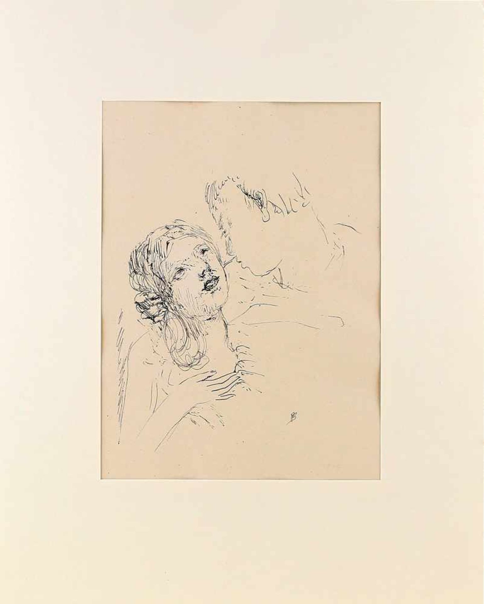 Bonnard, Blatt aus Sainte Monique Umdruck-Lithographie von Pierre Bonnard aus: Sainte Monique,