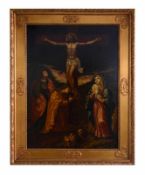 Künstler des 19. Jh. Kreuzabnahme nach Andrea del Sarto (1486 - 1530/31), Öl auf Leinwand,
