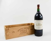 Magnum Flasche Château Margaux 1992 Premier Grand Cru Classé, 1,5 l, Füllstand into neck, Korken