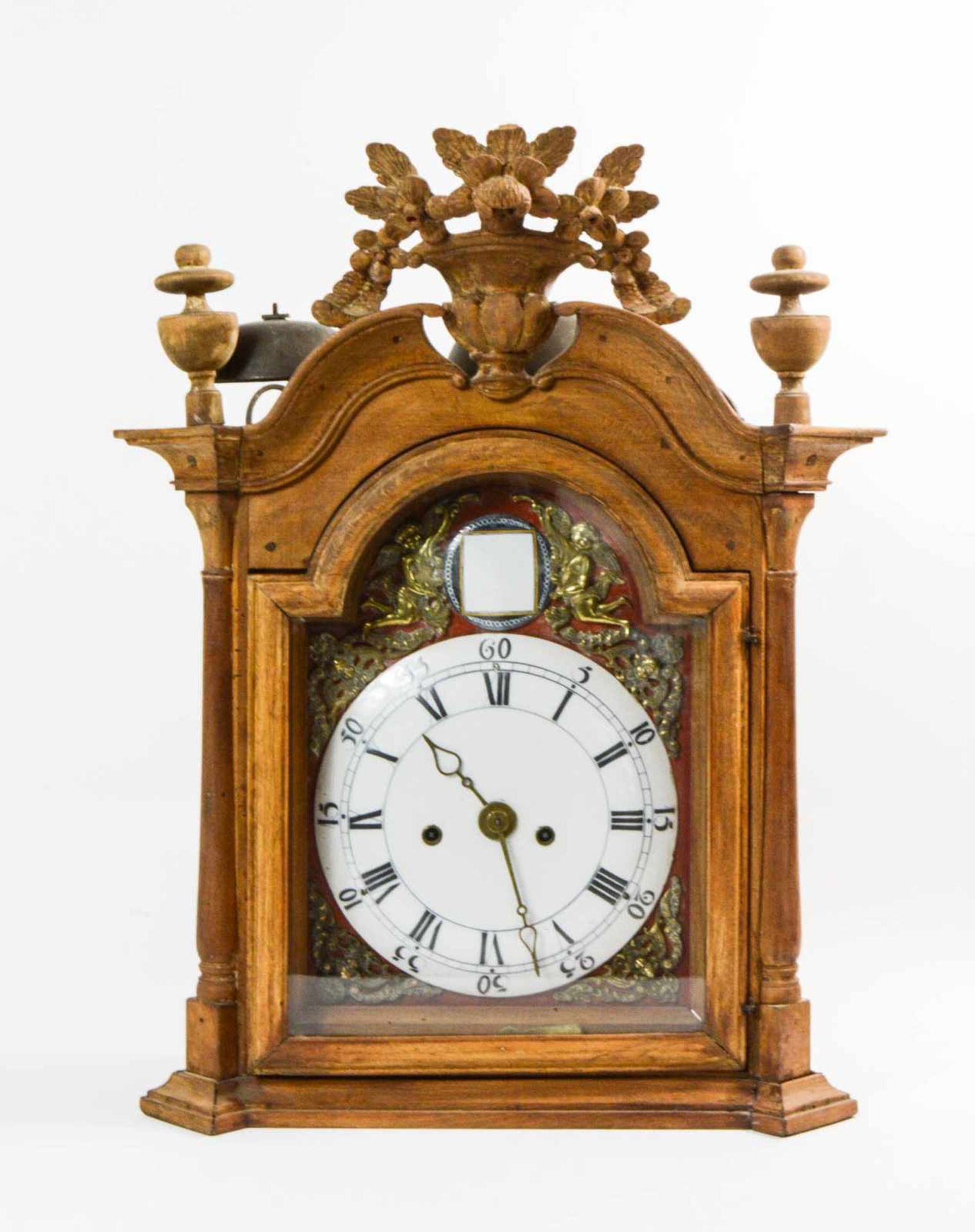 Bergischer Uhrenkopf Schmirnbach Radevormwald, Gehäuse von Johann Holthaus/Breckerfeld, 1830,