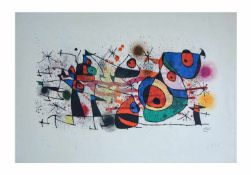 Joan Miró (1893 Barcelona - 1983 Palma de Mallorca) (F) Céramiques, Farblithografie auf Arches, 54