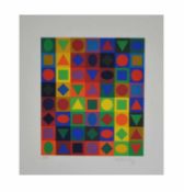 Victor Vasarely (1906 Pécs - 1997 Paris) (F) Aus der Periode 'Folklore planétaire',