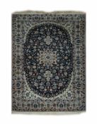 Orientteppiche 3-tlg., Nain, Persien, Wolle mit Seide auf Baumwolle, 296 cm x 179 cm, 216 cm x 135
