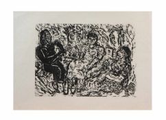 Susanne Berner (1949) 5-tlg. Konvolut handkolorierter Radierungen, Holzschnitte und Lithografien,