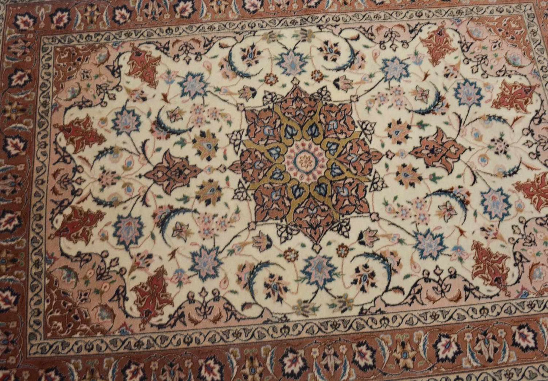 Isfahan Persien, Wolle auf Baumwolle, 161 cm x 102 cm - Bild 2 aus 2