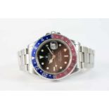 Herrenarmbanduhr Rolex, Oyster Perpetual Date GMT Master, 1989-1999, Automatik, Gehäuse Stahl,