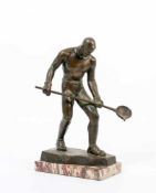 David Fahrner (1895 Freudenstadt - 1962 ebenda) Metallgießer, Bronze, braun patiniert, Höhe mit