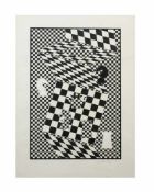 Victor Vasarely (1908 Pecs - 1997 Annet-sur-Marne) (F) L'Echiquier, Serigrafie auf Papier, 69 cm x