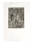 Dieter Roth (1930 Hannover - 1998 Basel) Komposition IV, Kaltnadelradierung, 56,5 cm x 38 cm