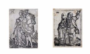 Heinrich Aldegrever (1502 Paderborn - um 1560 Soest) und Hans Beham (1500 Nürnberg - 1550