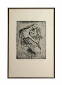 Johnny Friedlaender (1912 Pless - 1992 Paris) (F) Abstrakte Komposition und Porträt, Paar