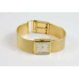 International Watch Co. Damenarmbanduhr, ca. 1950, Handaufzug, Gehäuse 750 Gelbgold, Durchmesser