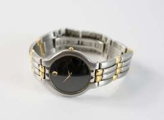 Movado Unisex-Armbanduhr, Quarz, Gehäuse Edelstahl, Durchmesser 28 mm, Armband Edelstahl, partiell