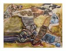Herbert Schero (1953 Gelsenkirchen) Metamorphose, Öl auf Leinwand, doubliert, 140 cm x 180 cm, unten