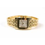 Chopard Damenarmbanduhr, Handaufzug, Gehäuse 750 Gelbgold, Durchmesser 25 mm, Armband 750