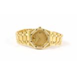 Audemars Piguet Damenarmbanduhr, Royal Oak, Quarz, Gehäuse 750 Gelbgold, Durchmesser 25 mm,