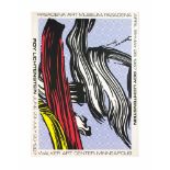 Roy Lichtenstein (1923 New York - 1997 ebenda) Pinselstriche, Farbserigrafie auf festem Papier,