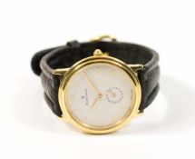 Blancpain Herrenarmbanduhr, Modell Villeret Automatik Date, Automatik, Gehäuse 750 Gelbgold,