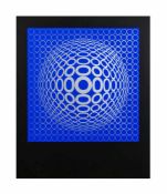 Victor Vasarely (1908 Pecs - 1997 Annet-sur-Marne) (F) TUZ, Farbserigrafie auf festem Papier,