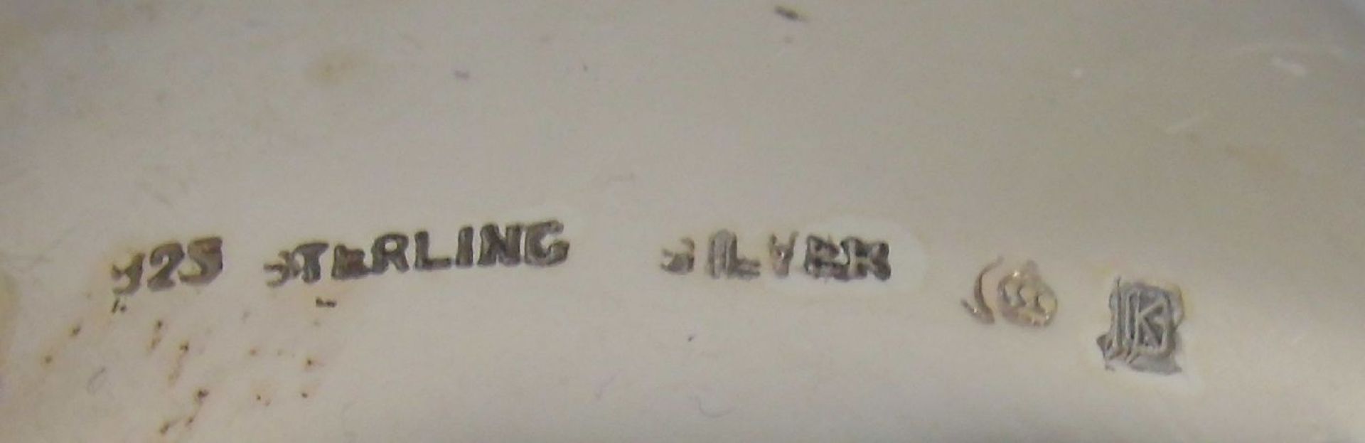 PAAR VASEN, 925er Silber (218 g), deutsch, gepunzt mit Halbmond und Krone, Feingehaltsangabe und - Bild 3 aus 3