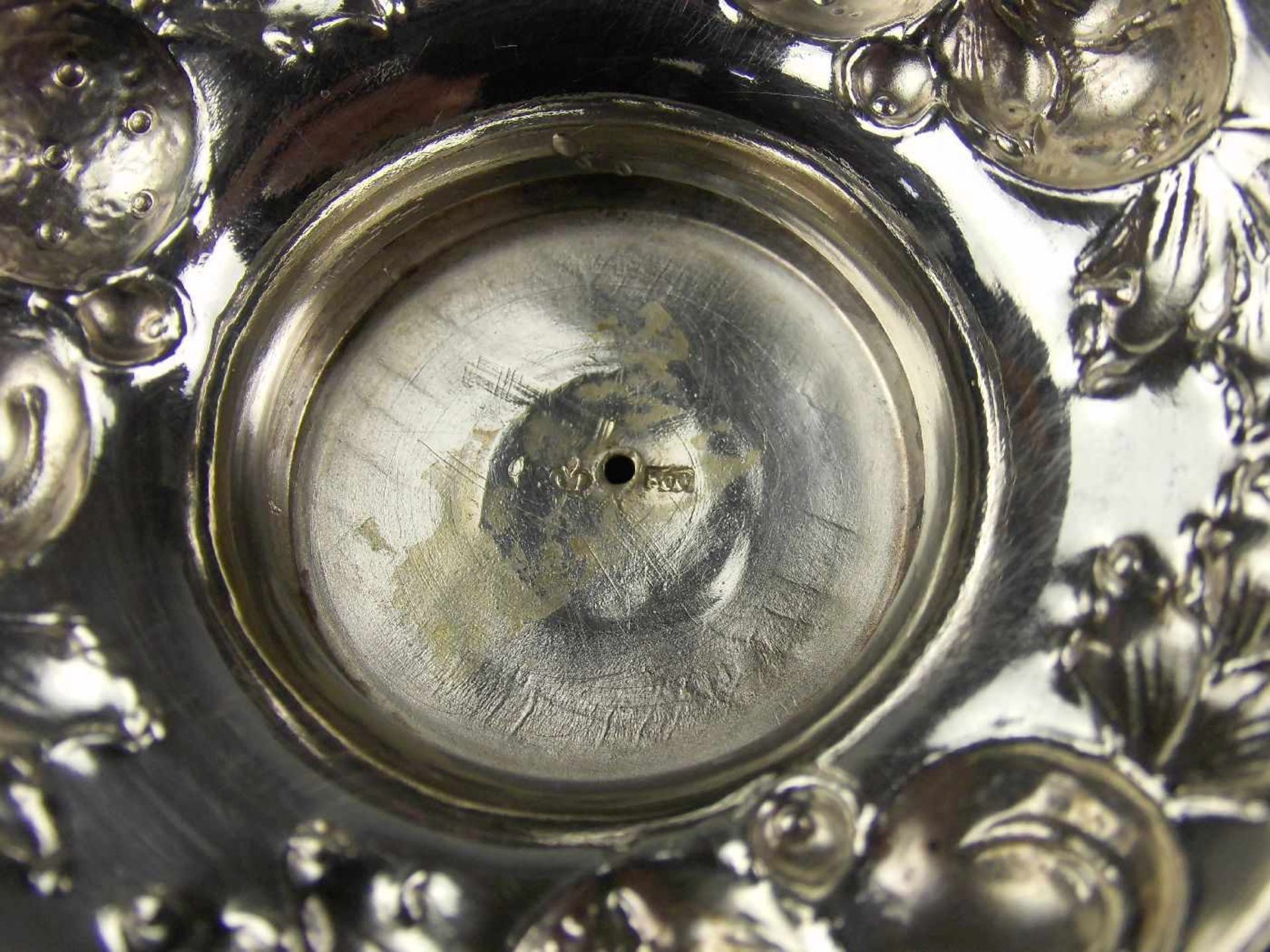 KELCH / POKAL / goblet, 800er Silber (130 g), deutsch, gepunzt mit Halbmond, Krone und - Bild 5 aus 5
