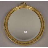 SPIEGEL / TISCHSPIEGEL / small mirror, um 1900. Kleiner Spiegel mit Facettschliff im ovalen