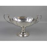 FUSSCHALE / silver bowl, Sterlingsilber (808 g), England / Sheffield 1910, Meistermarke wohl "