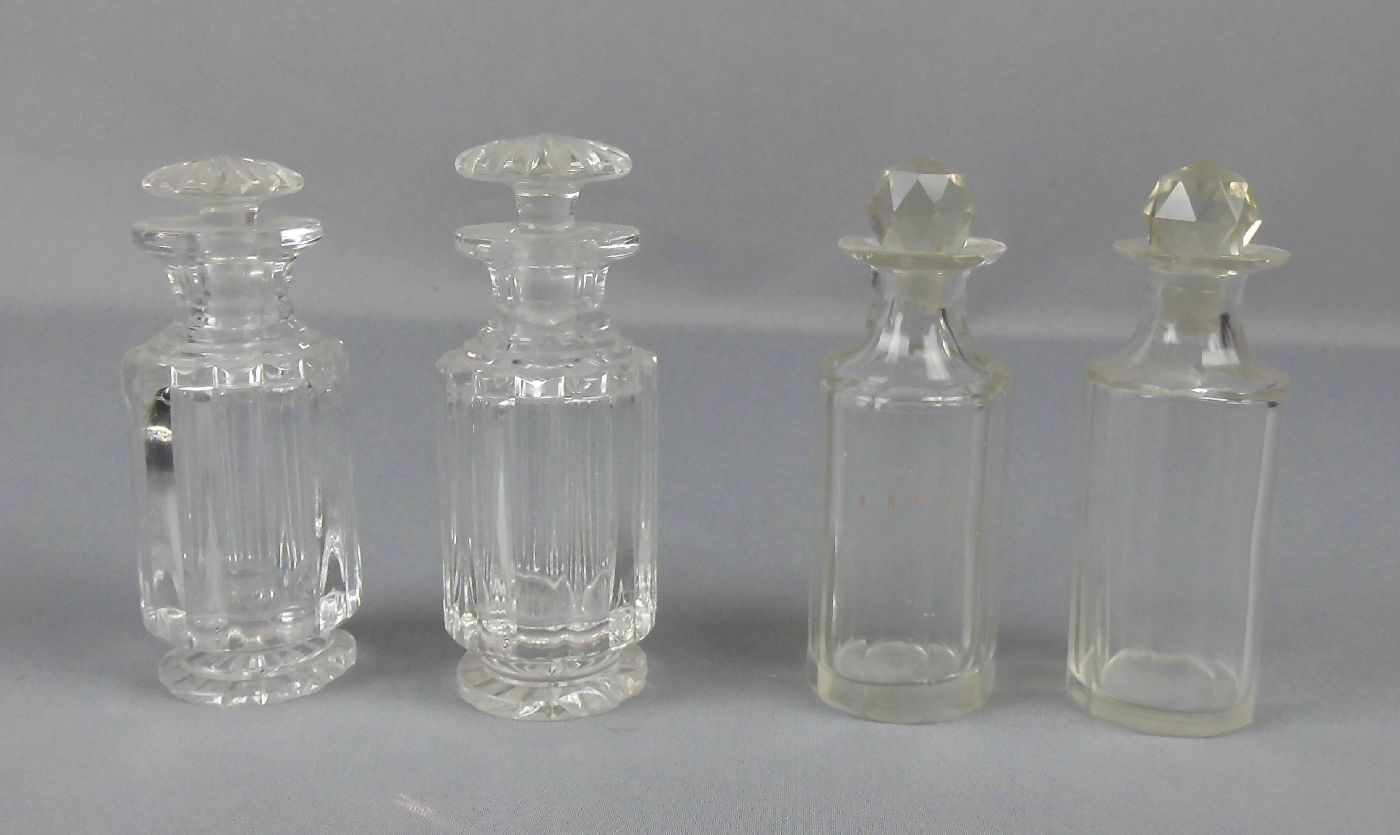 GROSSE GEWÜRZ - MENAGE / silver cruet, Glas, Sterlingsilber (612 g), London, 1822, Georg IV., - Image 9 of 12