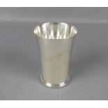 BECHER / silver cup, 835er Silber (149,45 g), deutsch, gepunzt mit Halbmond, Krone,