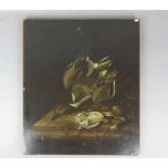 AALST, G. V. (17. Jh.), Gemälde / painting: "Jagdliches Stillleben mit Ente, Rebhuhn und Wachtel",