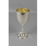 POKAL / WEINKELCH / WEINBECHER/ wine cup, Sterlingsilber (225,57 g), England / London, 1931,