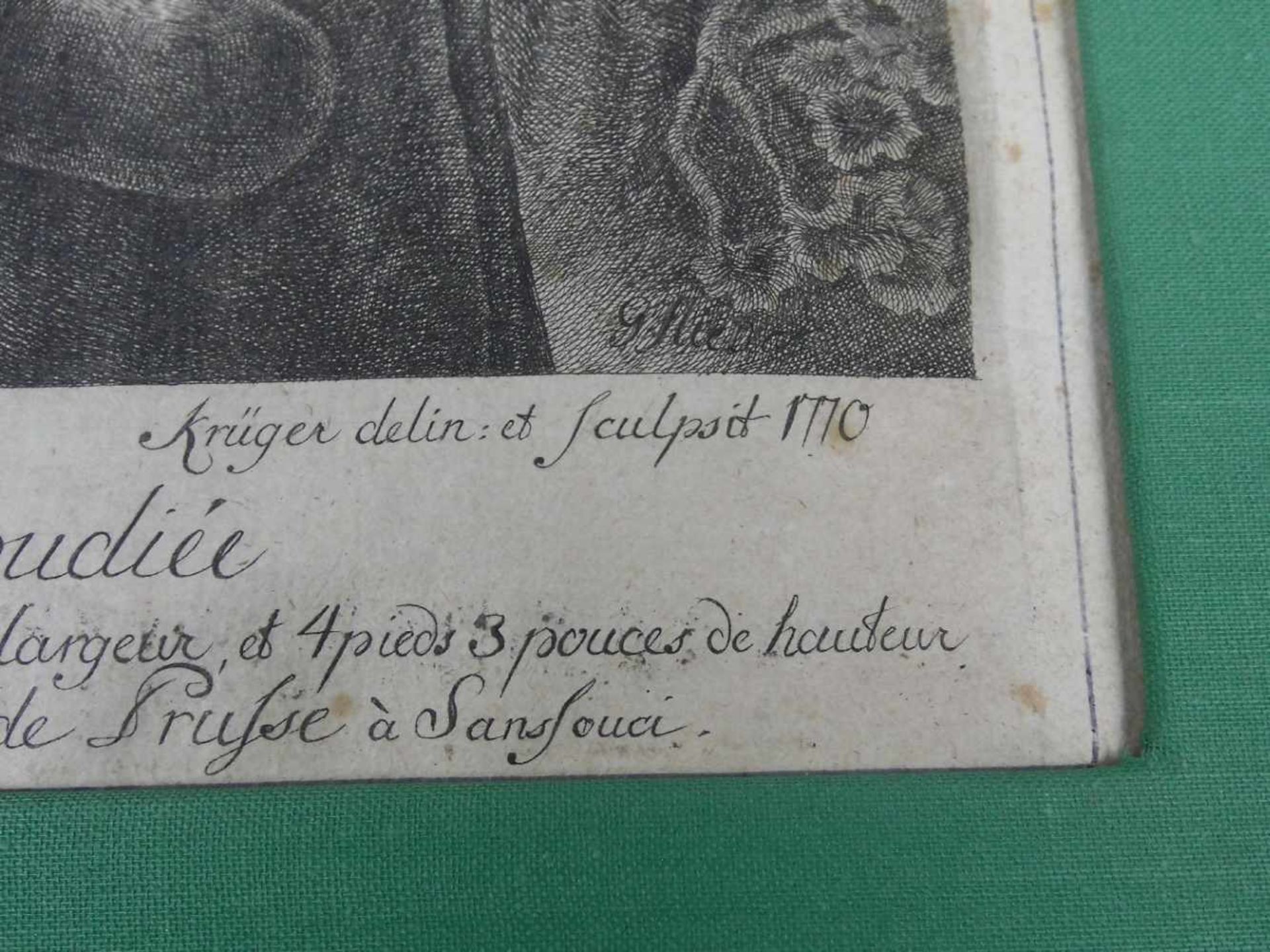 KUPFERSTICH: "Hagar Répudiée" (Verstoßung der Hagar), nach einem Gemälde von Govaerd Flinck (1615- - Image 2 of 4