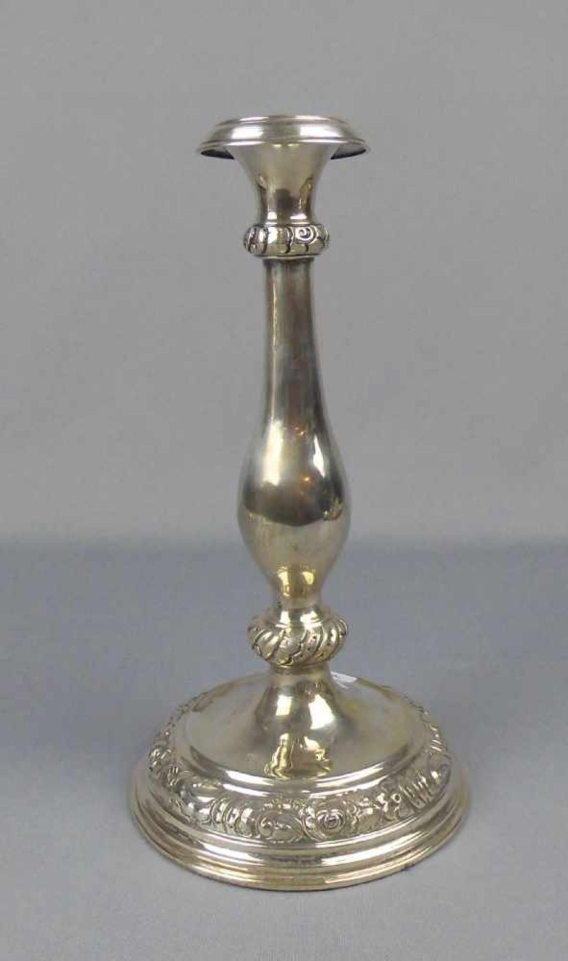 SILBERNER KERZENLEUCHTER / KERZENSTÄNDER / TISCHLEUCHTER / silver candle stick, 800er Silber (mit