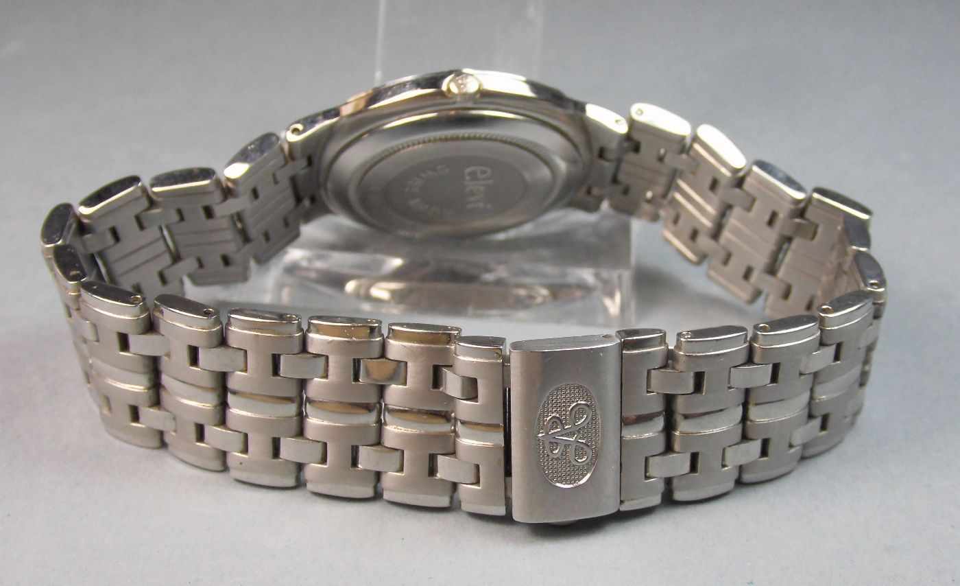 ARMBANDUHR/ wristwatch, 1990er Jahre, Manufaktur "Romanson" / Seoul, Schweizer Quartzwerk, bez. " - Image 3 of 5