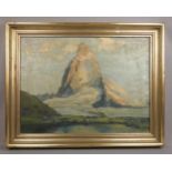 TILLBERG, HARALD (MEISSEN 1877-1955 MÜNCHEN), Gemälde: "Matterhorn", 1. H. 20. Jh., Öl auf Leinwand,