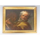 ANONYMUS (Maler des 17./18. Jh.), Gemälde / painting: "Der Hl. Markus der Evangelist". Öl auf