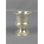 KLEINE VASE, Sterlingsilber (54,52 g), USA, Firma Watson Company / Attleboro - Massachusetts.