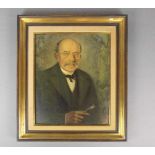 CONRAD, PETER PAUL (1881 Berlin / Paris), Gemälde / painting: "Porträt Max Planck", Öl auf