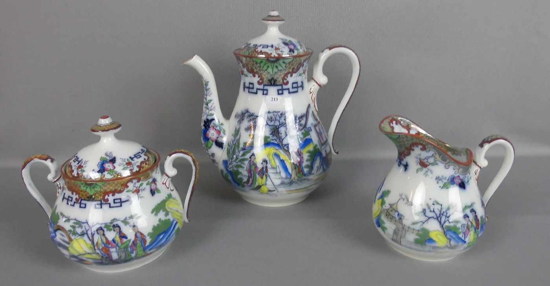 KAFFEE - SERVICE "TIMOR" / coffee set, Keramik, Manufaktur Villeroy & Boch, Mettlach, gemarkt mit - Bild 5 aus 5