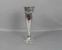 SILBERNE JUGENDSTIL - VASE / art noveau silver vase, 800er Silber (732 g), Manufaktur Koch &