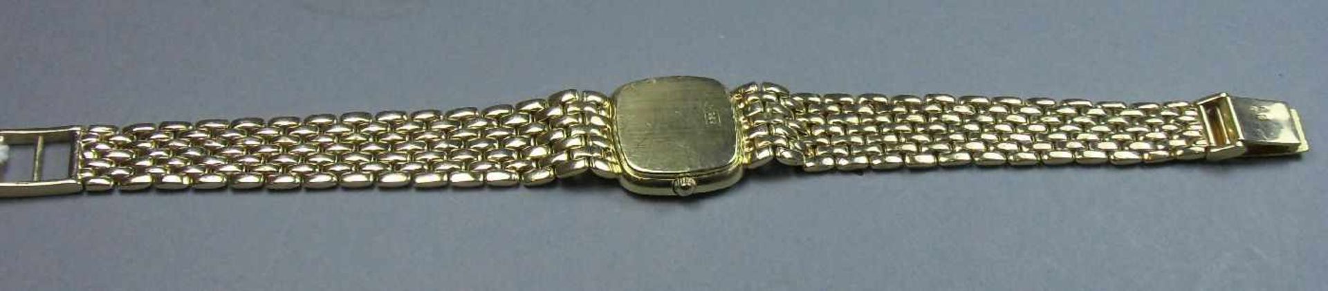 DAMENUHR "Bouchard Geneve" / wristwatch, Armband und Gehäuse aus 585er Gelbgold (insgesamt 35,4 - Bild 4 aus 6