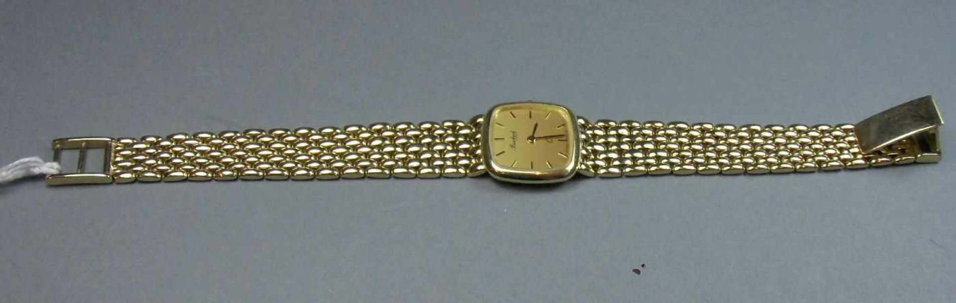 DAMENUHR "Bouchard Geneve" / wristwatch, Armband und Gehäuse aus 585er Gelbgold (insgesamt 35,4 - Bild 2 aus 6