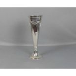 SILBERNE JUGENDSTIL - VASE / art noveau silver vase, 800er Silber (732 g), Manufaktur Koch &