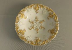 SCHALE / PRUNKSCHALE / bowl, Manufaktur Meissen, unterglasurblaue Knaufschwertermarke, Marke 1814-