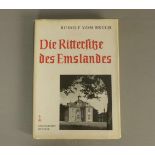 BUCH: "Rudolf vom Bruch: Die Rittersitze des Emslandes, Aschendorff-Verlag, Münster i. Westfalen